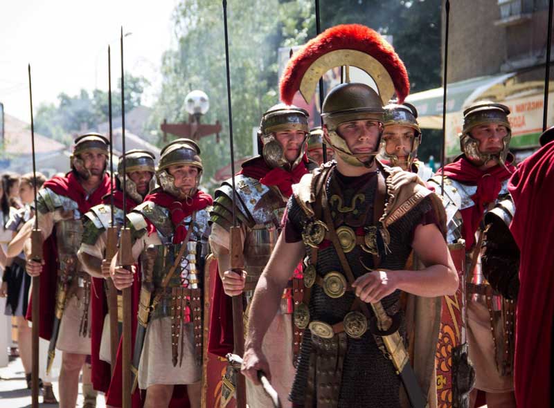 Roman soldiers