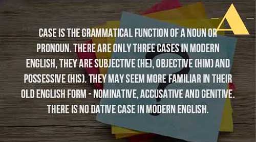 Case English Grammar