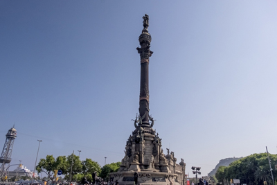 Columbus Monument Barcelona Spain