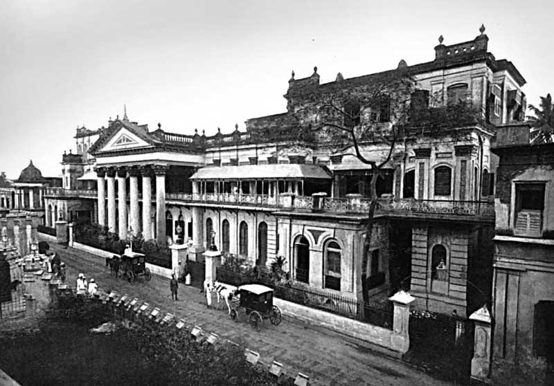 Old picture of Pathuriaghata Tagore Palace