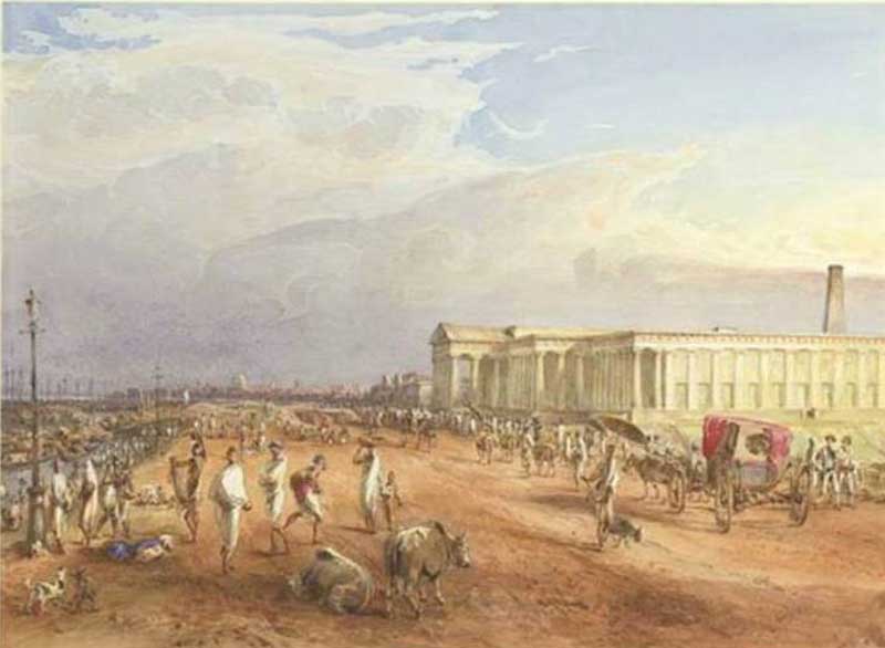 The Old Silver Mint, Painting by Thomas Prinsep, 1829