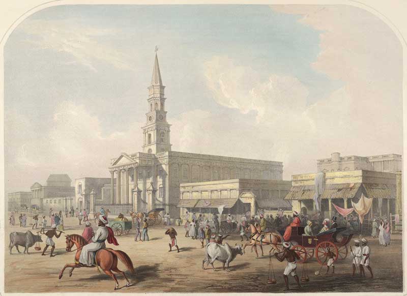 Coloured lithograph, dated 1848