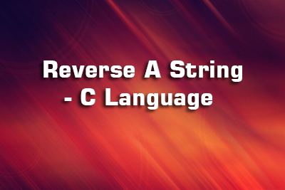 Reverse string