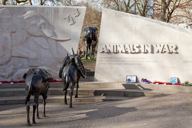 Animals In War Memorial London