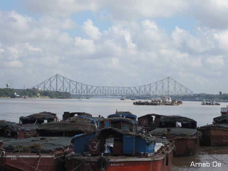 Howrah Bridge from Judges Ghat