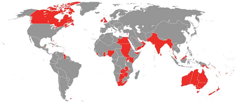 Extent of the British Empire in 1898