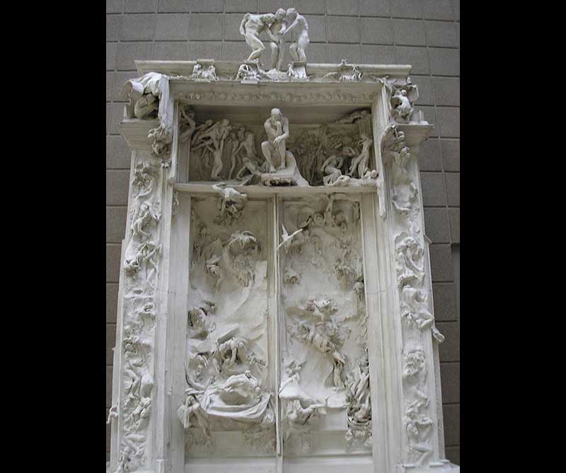 The Gates of Hell - Proposed entranceway for Musee d'Orsay in Paris.