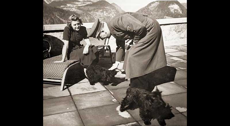 Adolf Hitler and Eva Braun