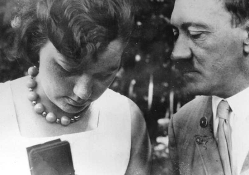 Geli Raubal and Hitler, c. 1930