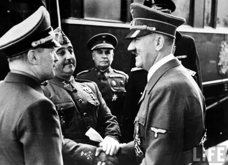General Franco with Hitler