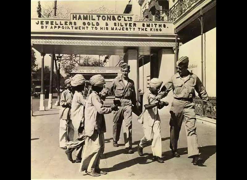 A street scene near Hamilton and Co