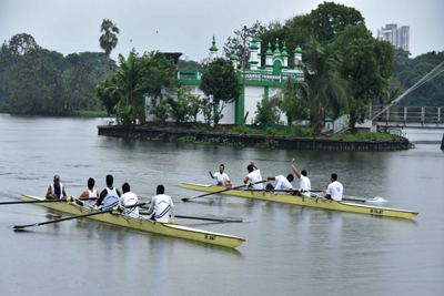Mosque Lake Calcutta