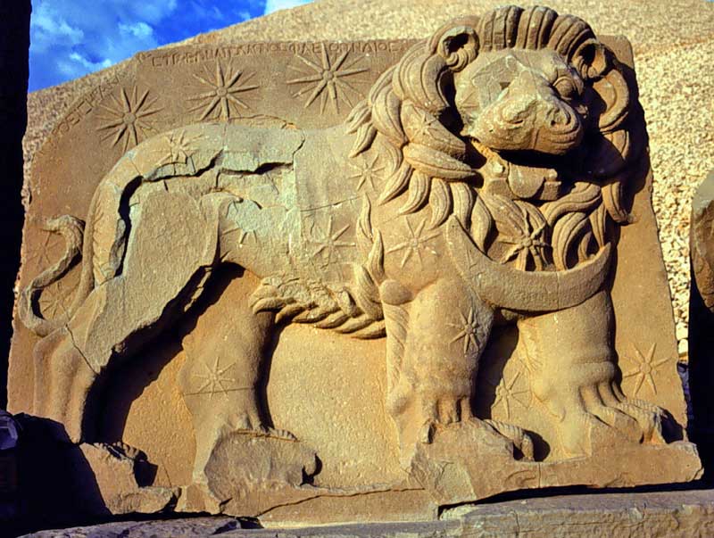 Lion on the western terrace