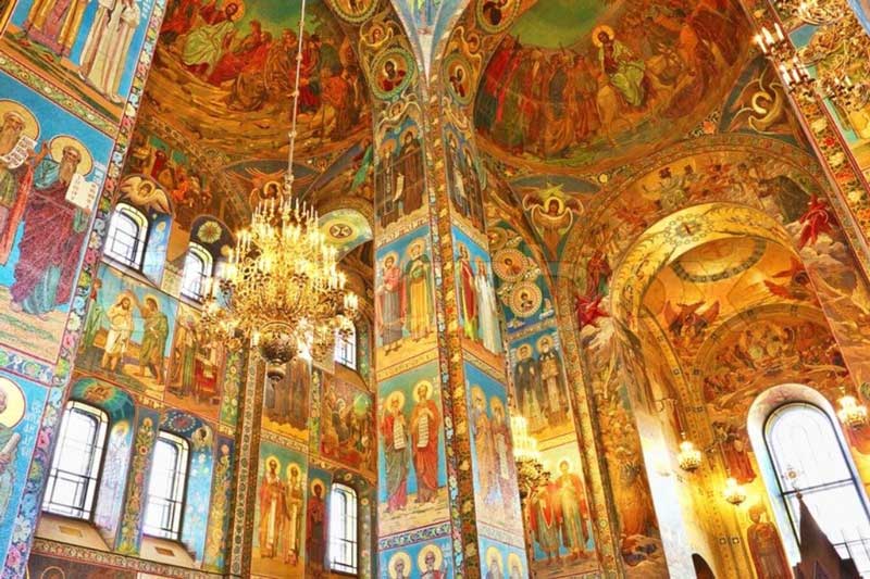 church of the savior on the spilled blood st petersburg