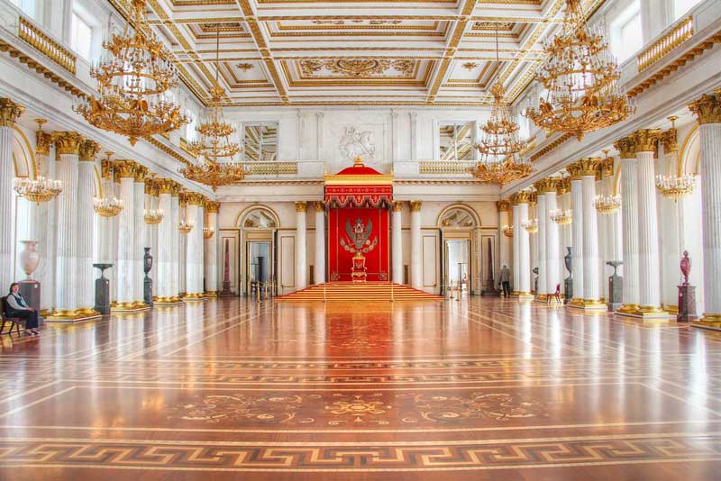 winter palace st petersburg russia