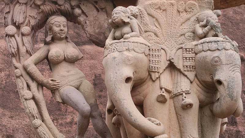 gateways of sanchi stupa bhopal india