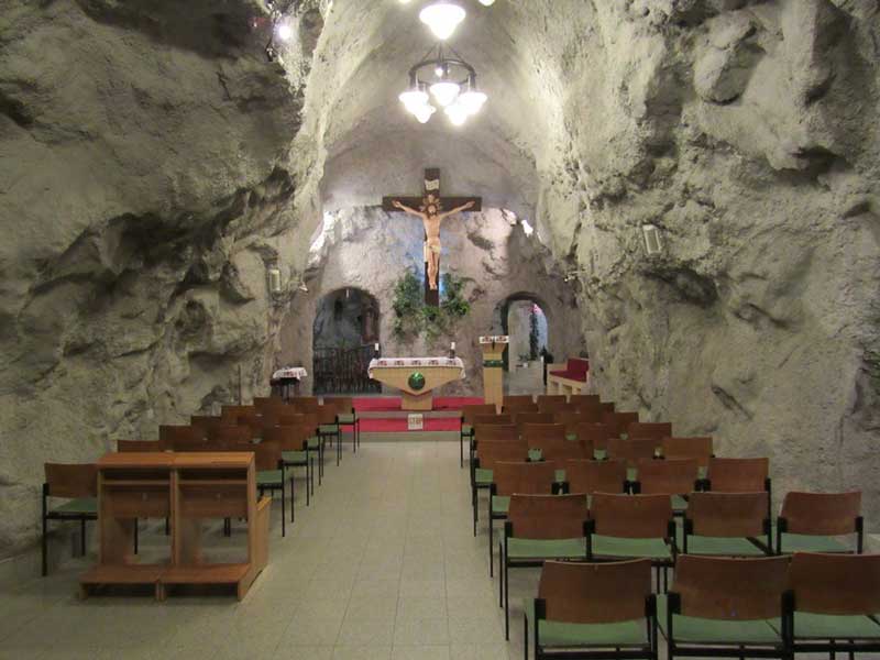 the cave church budapest hungary