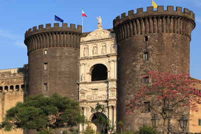 Triumphal Arch Castel Nuovo Naples Italy