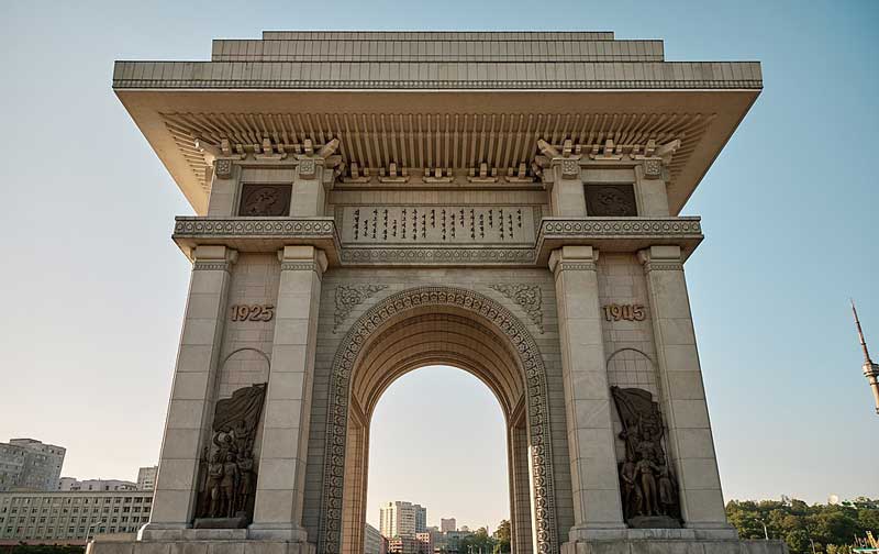 arch0 of triumph pyongyang north korea