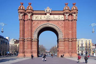 Arc de Triomf Barcelona Spain