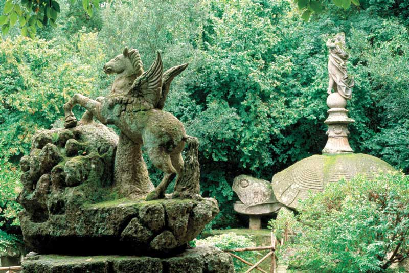 park of the monsters lazio italy