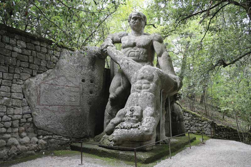 park of the monsters lazio italy
