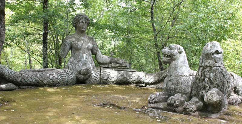 park of the monsters lazio italy