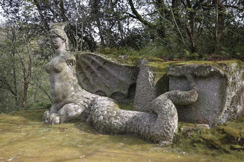 park of the monsters lazio italy