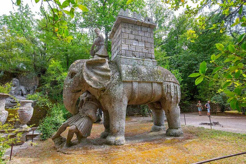 park of the monsters lazio italy