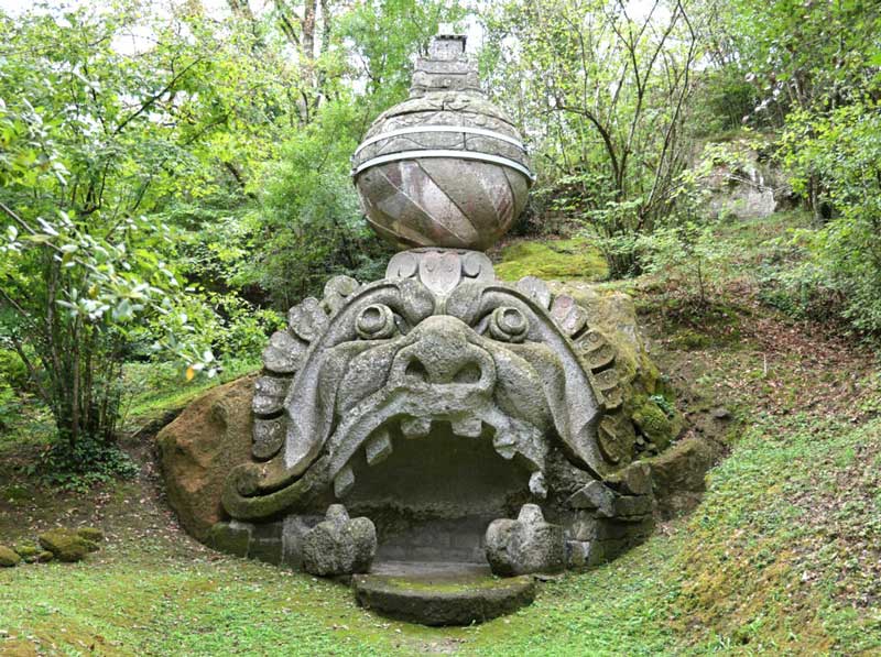 park of the monsters lazio italy