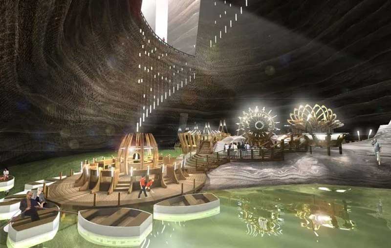 salina turda theme park romania
