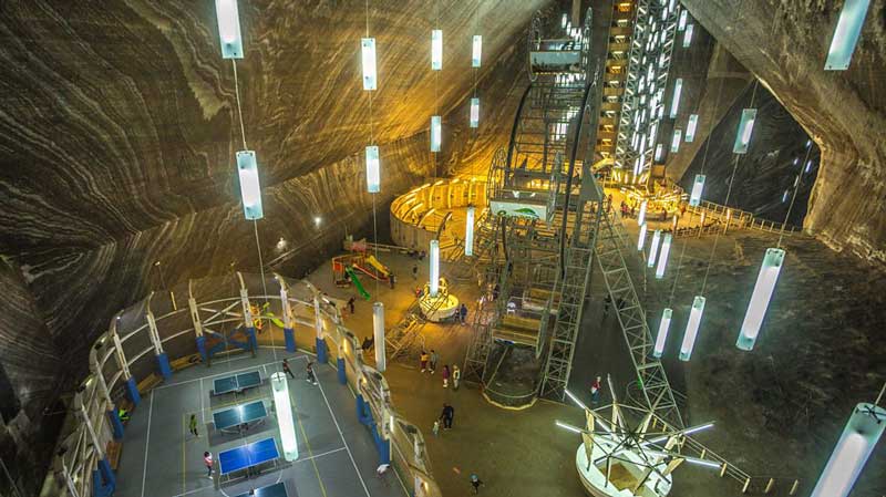 salina turda theme park romania