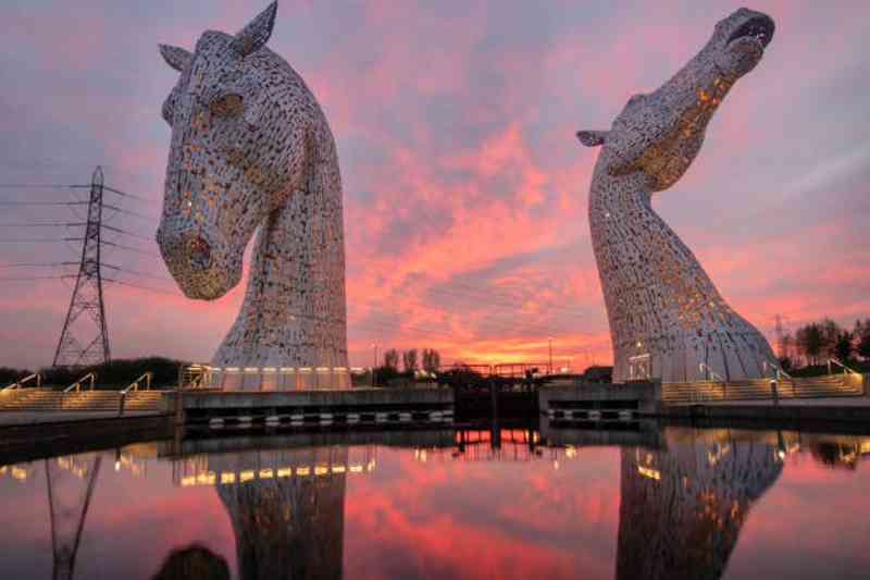 kelpies grangemouth scotland